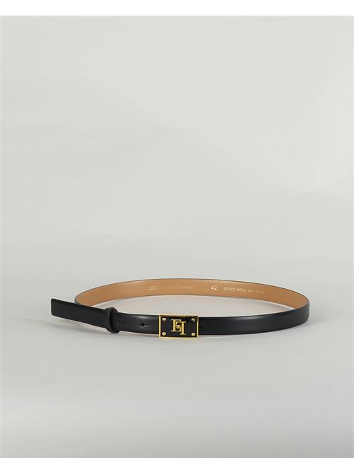 Thin belt in synthetic material with cassette buckle Elisabetta Franchi ELISABETTA FRANCHI | Belt | CT02S41E2110